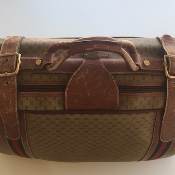 Vintage Gucci soft suitcase monogram travel bag - Picture 3 of 4